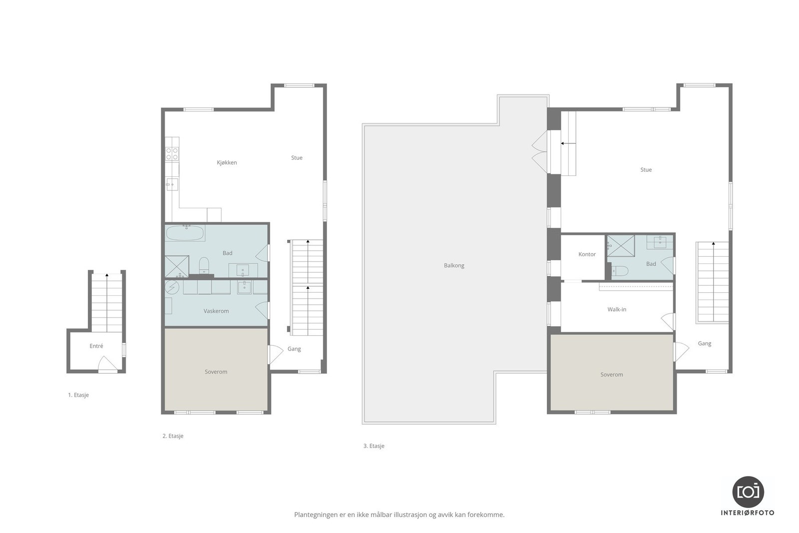 Plantegning Galleribilde