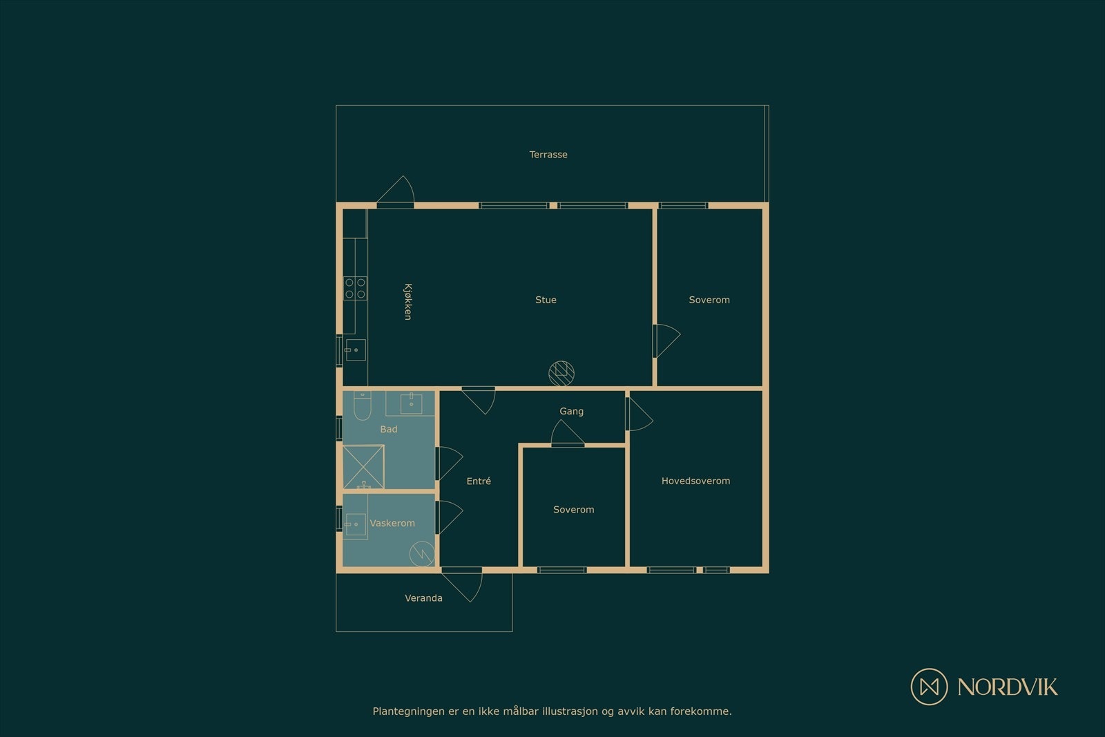 Plantegning Galleribilde