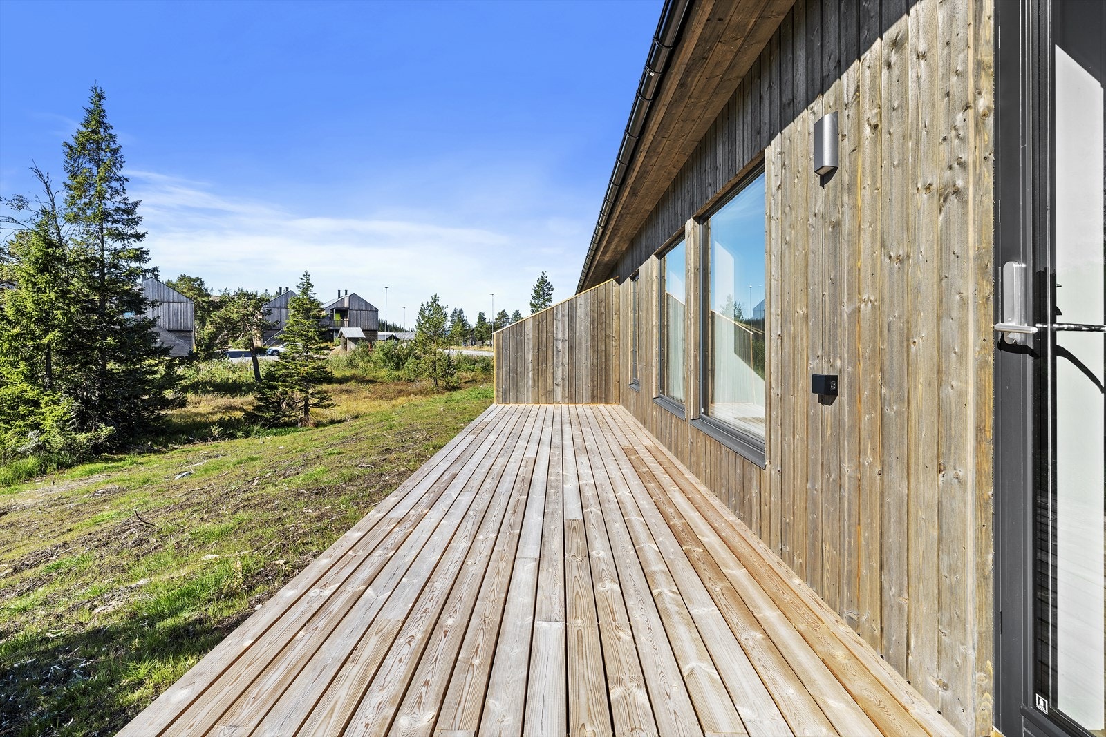 Usjenert terrasse Galleribilde