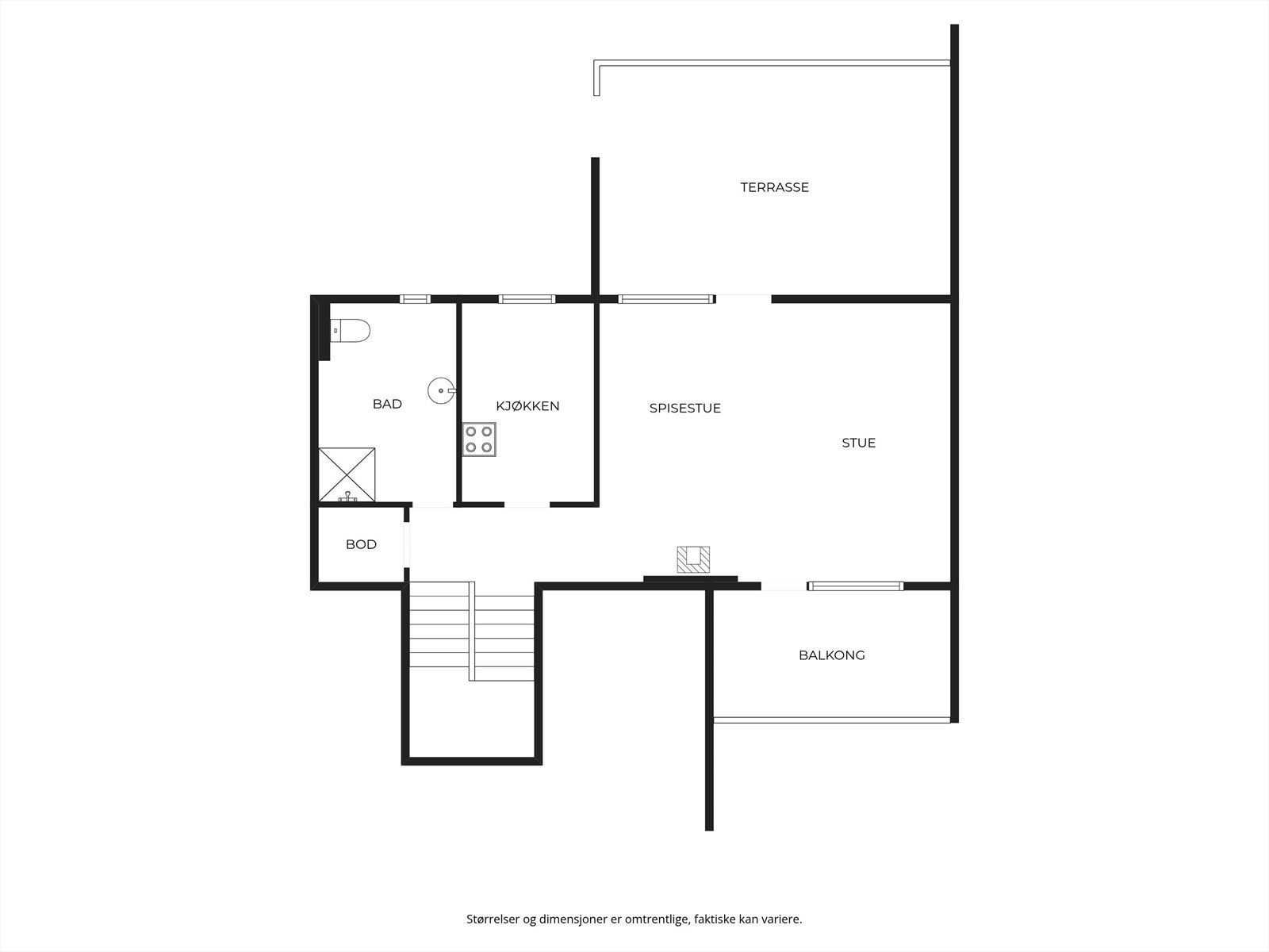 Plantegning plan 3. Galleribilde