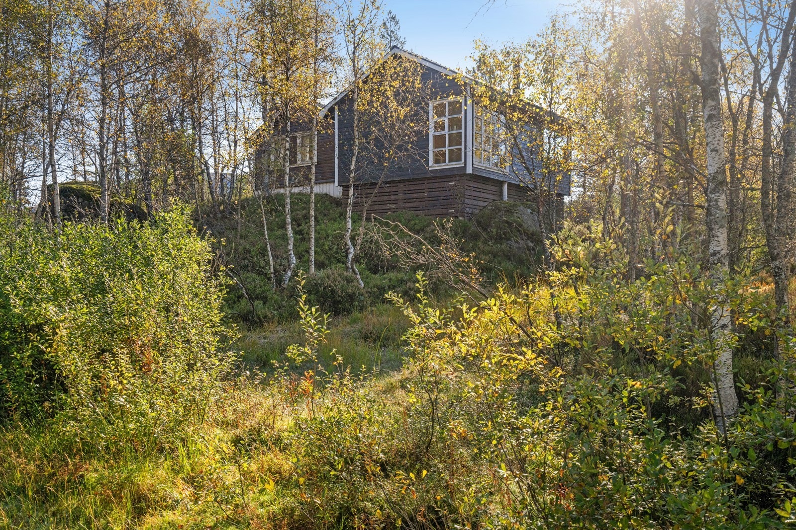Tomten er en punktfestetomt. Galleribilde
