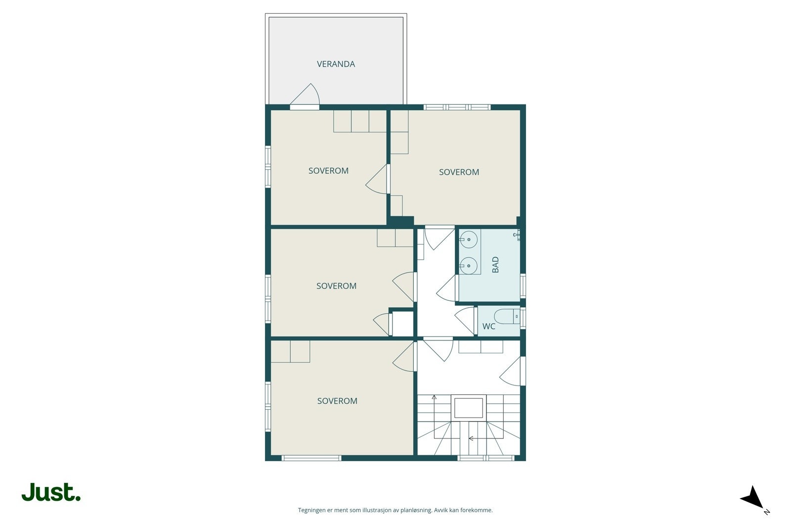 Planskisse 2.etasje.