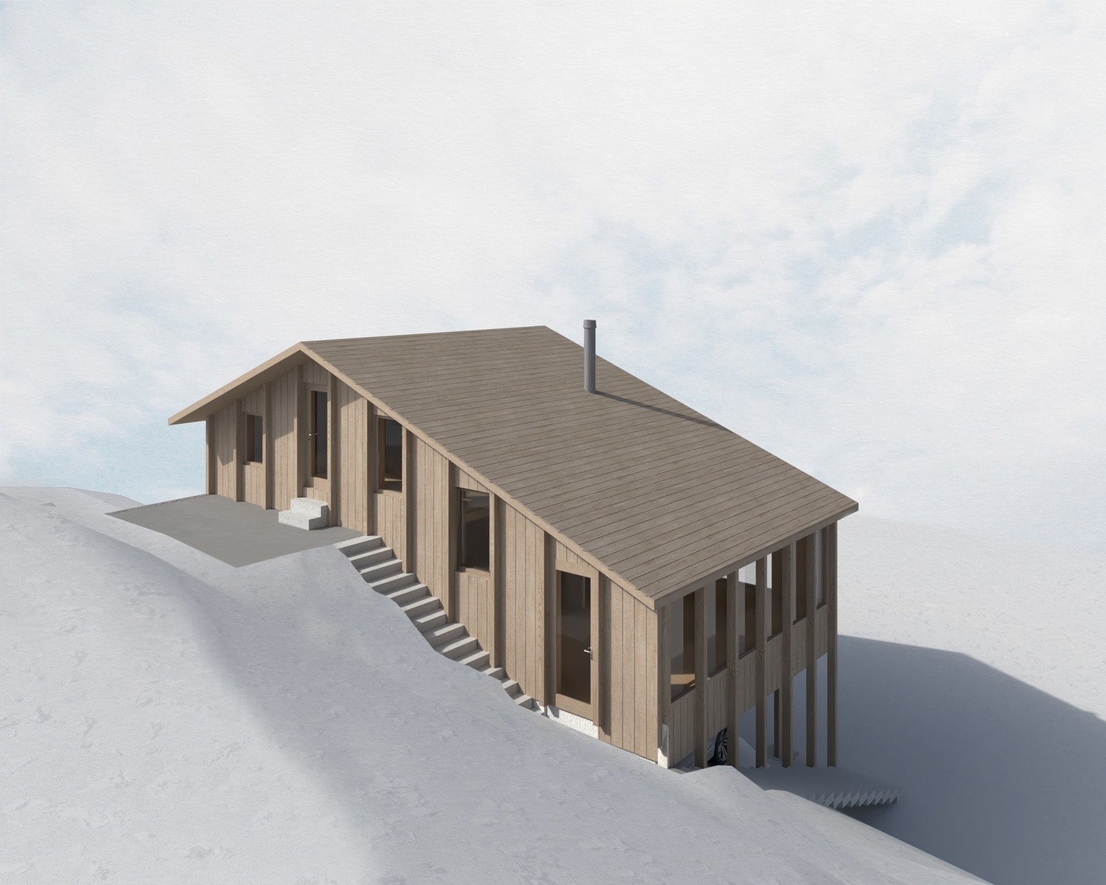 Moderne og stilig hytte tegnet av anerkjente R21 arkitekter! Galleribilde