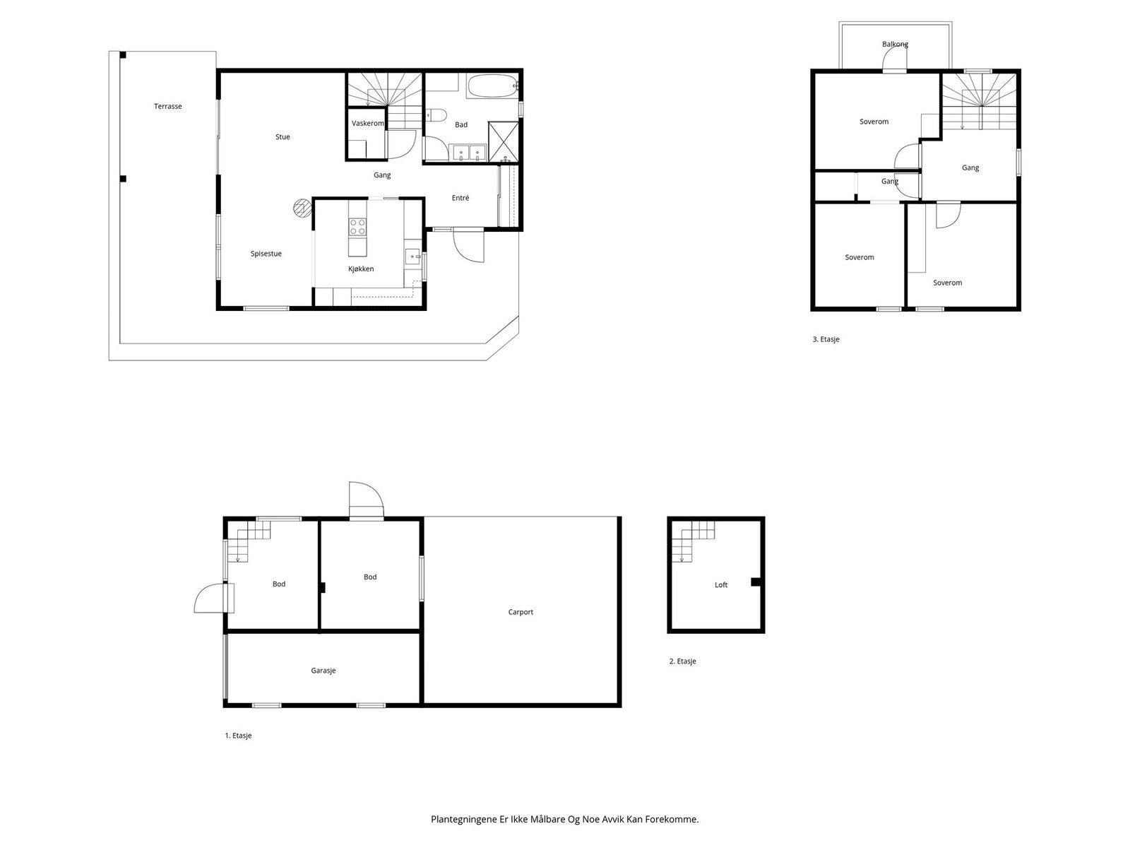 Plantegning av boligen Galleribilde