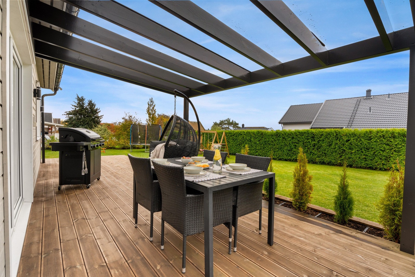 Her er det romslig plass til utemøblement Galleribilde