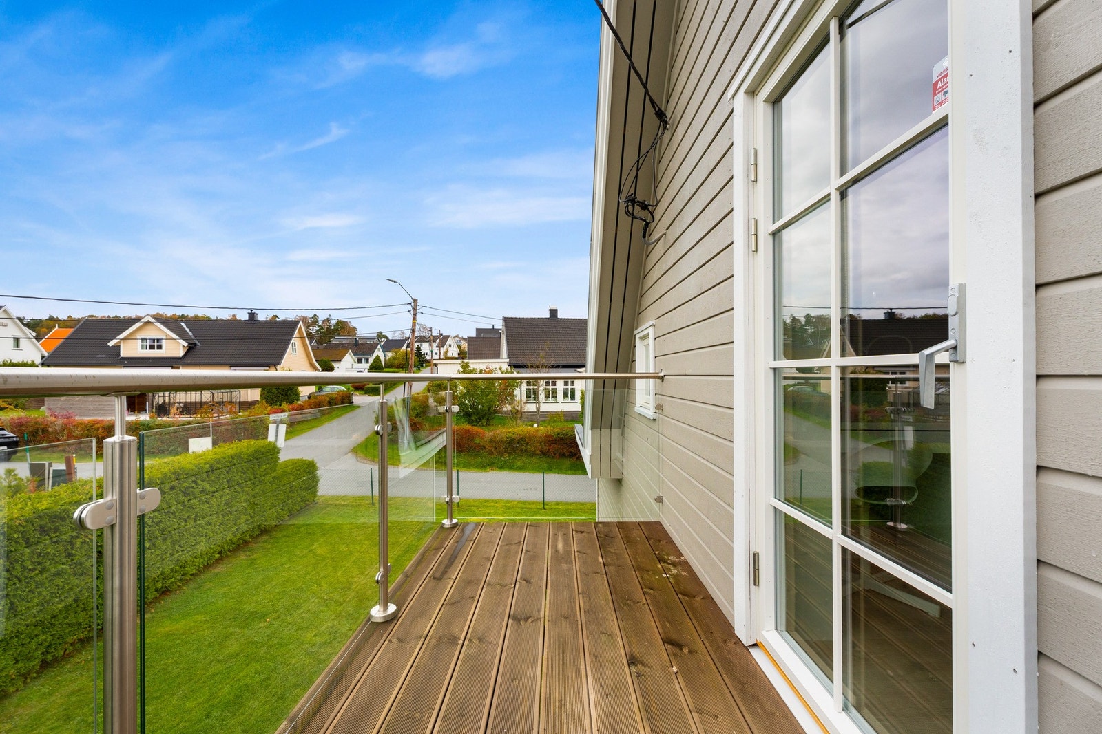 Luftebalkong fra det ene barnerommet Galleribilde