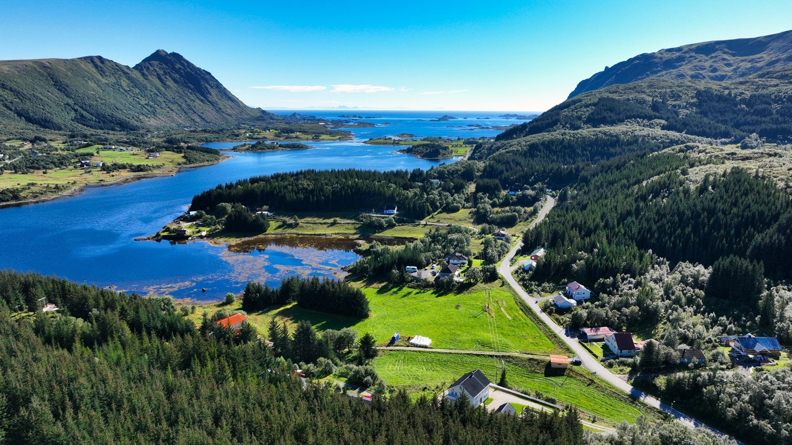 Dronefoto Galleribilde