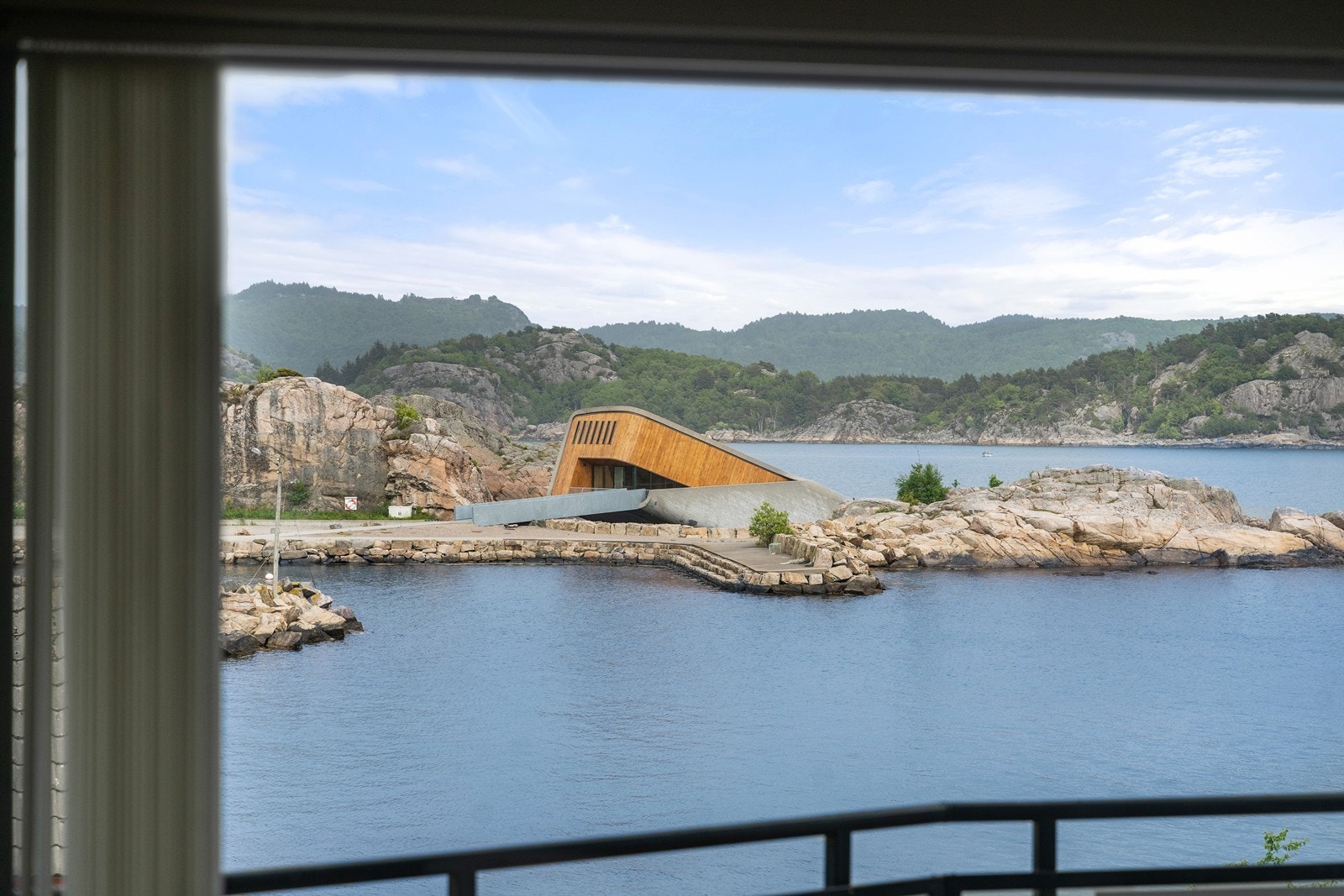 Utsikt fra leiligheten. Galleribilde