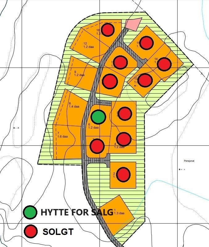 Oversikt over solgte tomter Galleribilde