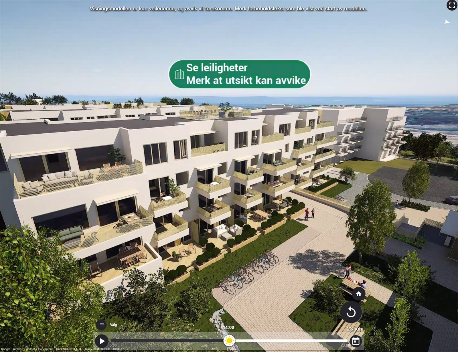 Fin fasade. Galleribilde