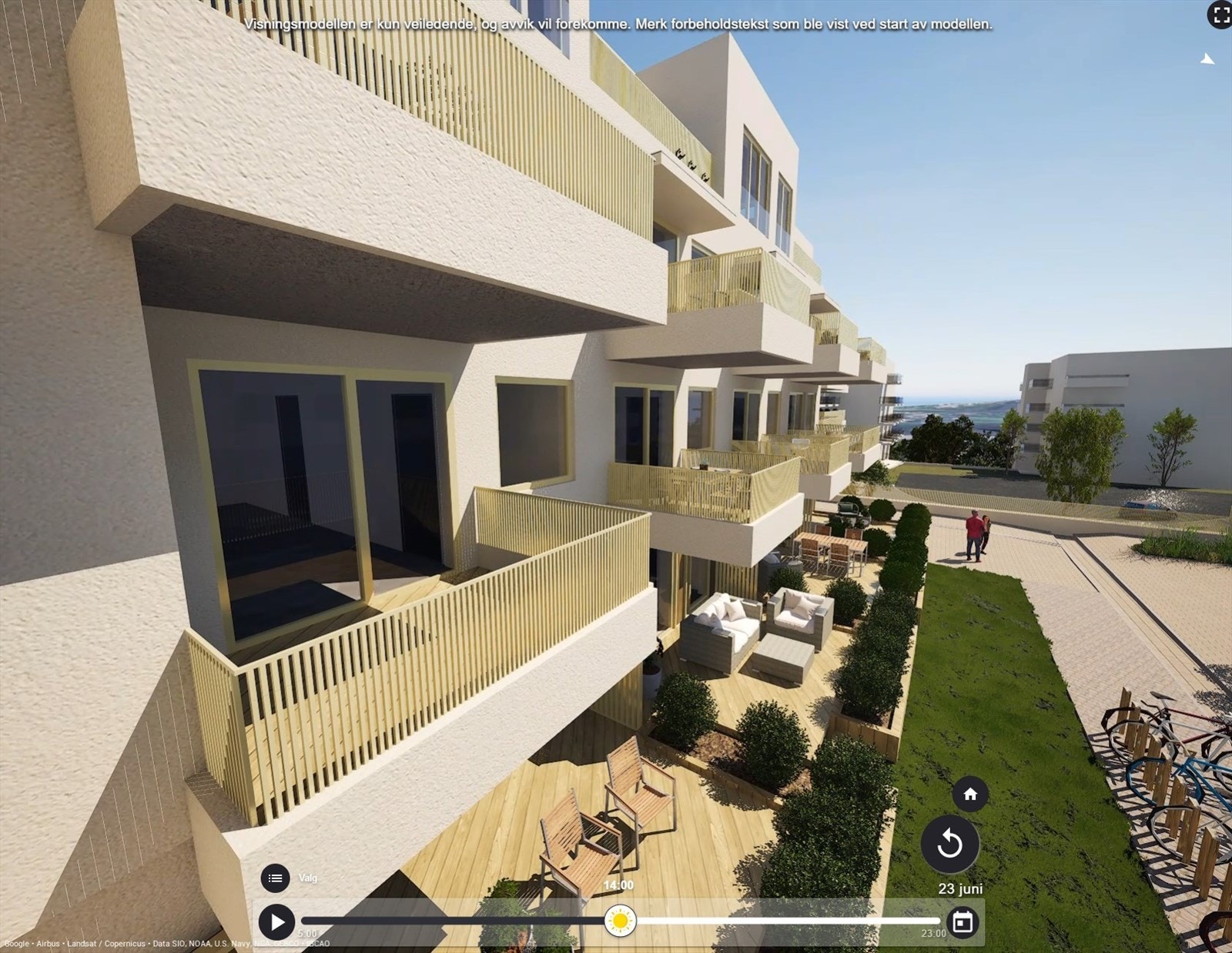 2-roms i 3. etg. m/ca. 7 kvm balkong. Galleribilde