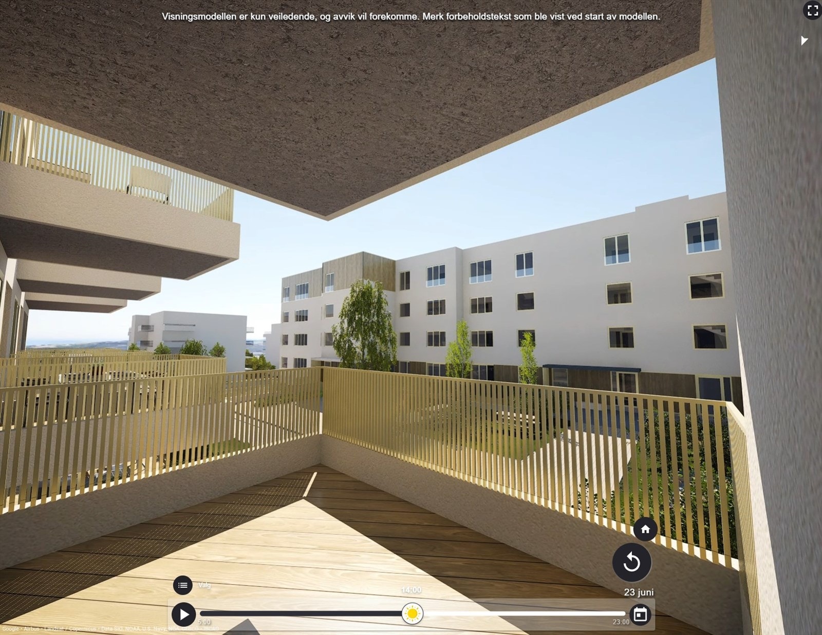 Ca. 7 kvm balkong. Galleribilde