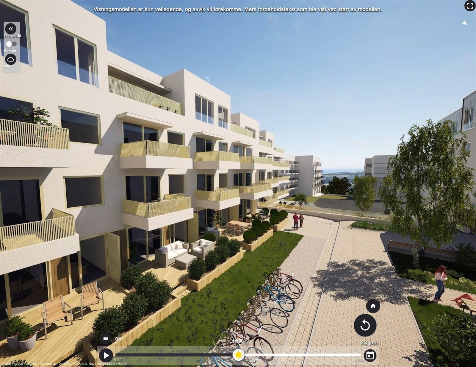 Fin fasade. Galleribilde