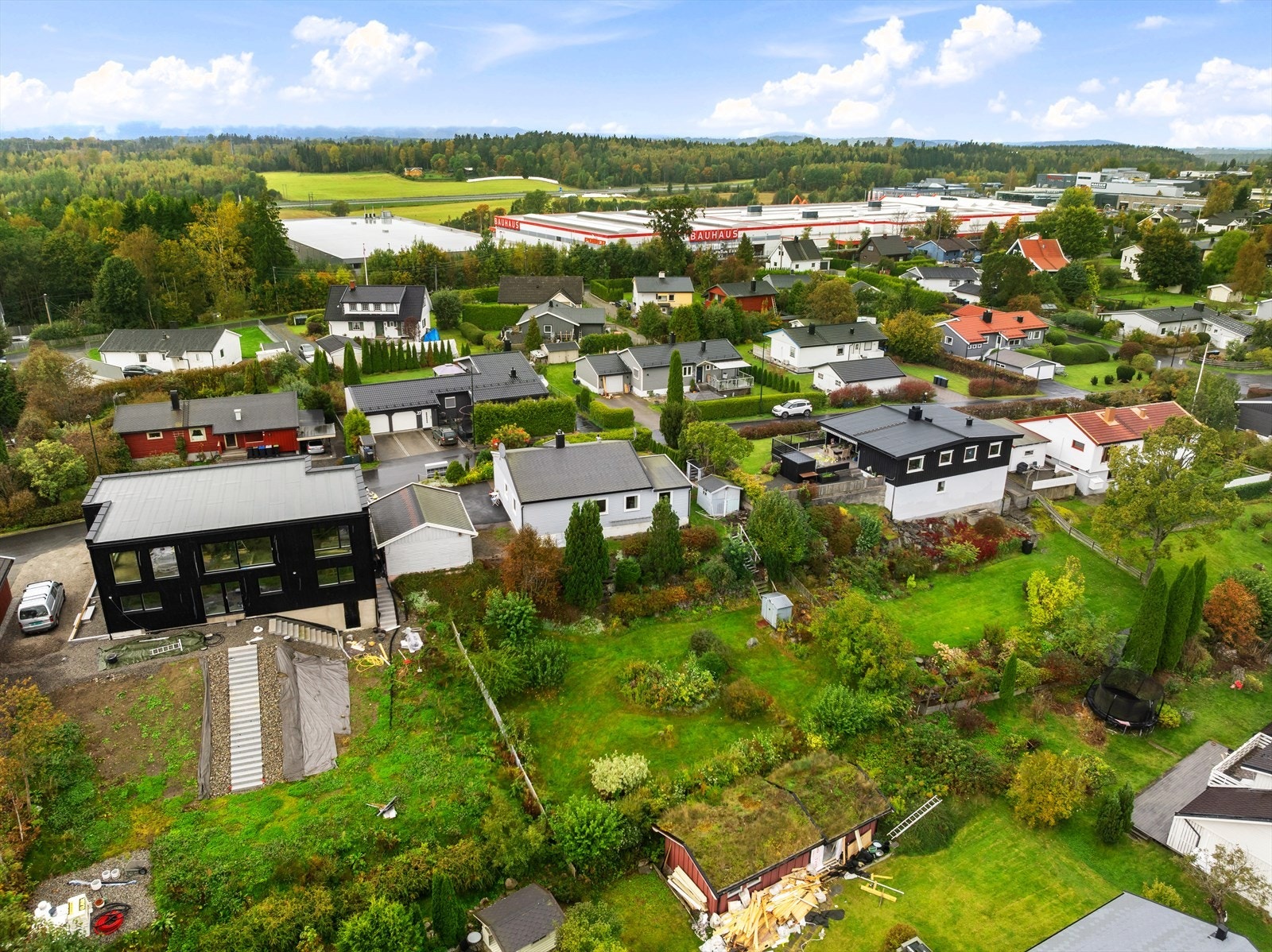 Dronefoto Galleribilde