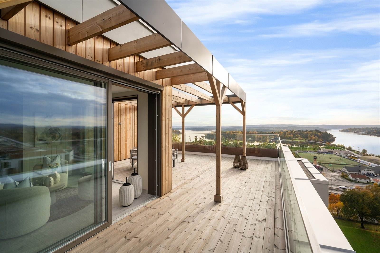 Fra terrassen. Galleribilde