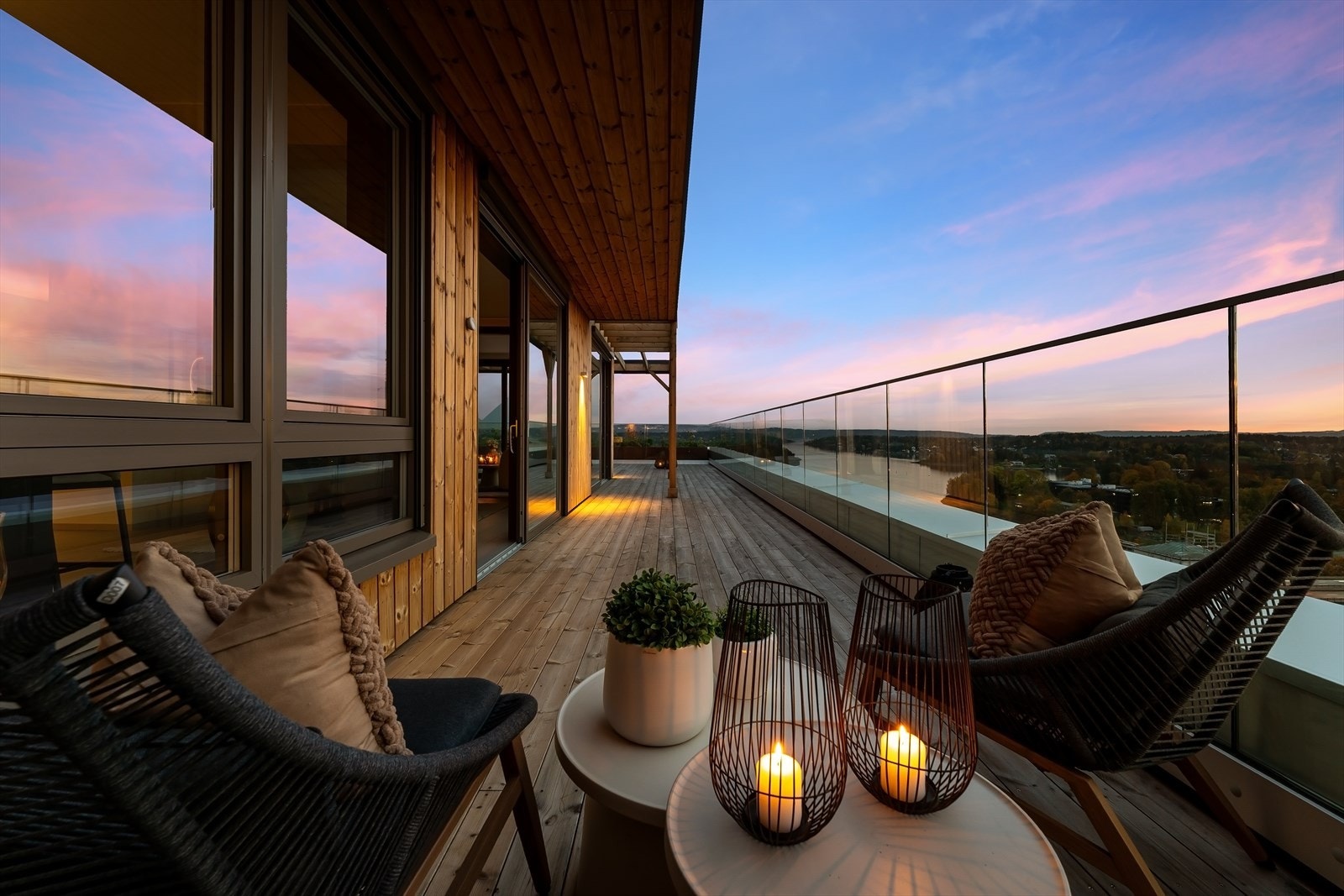 Fra terrassen. Galleribilde