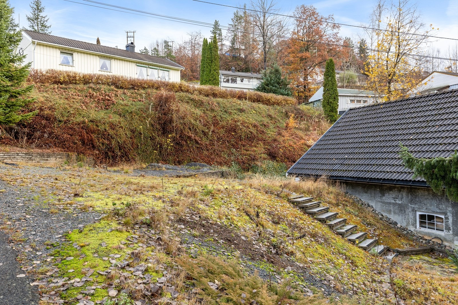 Trapp opp til lagerrom over garasjen Galleribilde