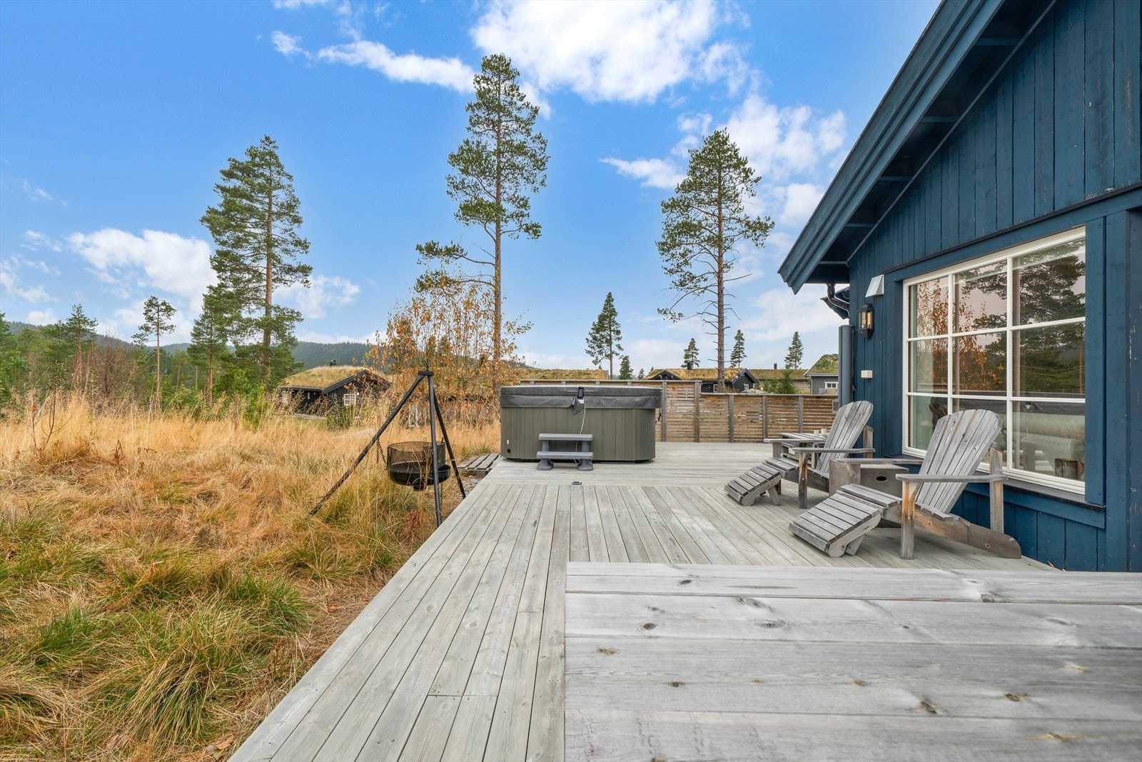 Her finner du også et utendørs boblebad. Galleribilde