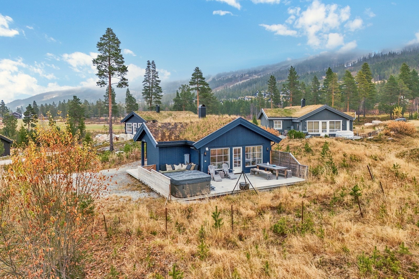 Taket er tekket med torv. Galleribilde