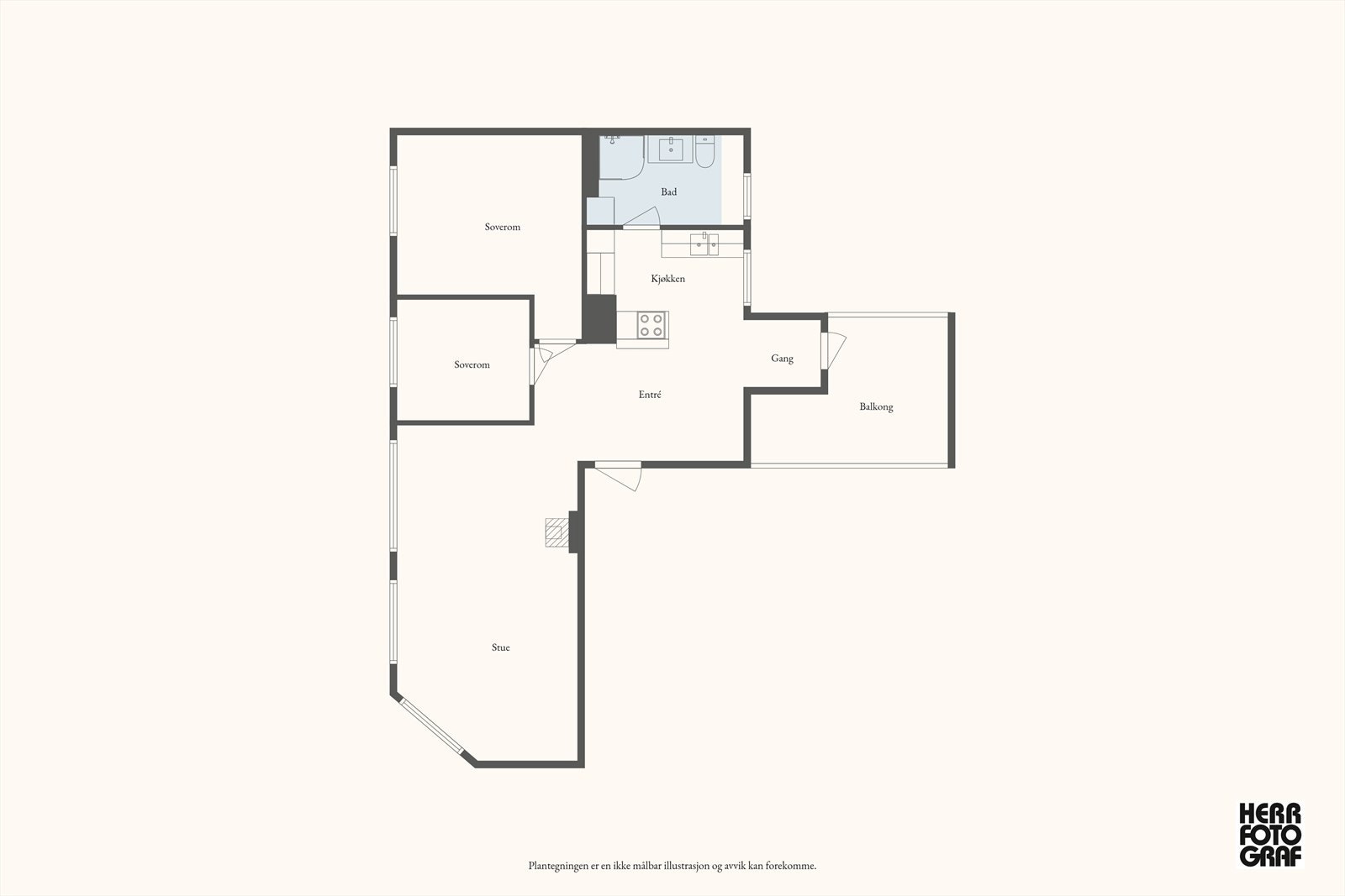 Plantegning Galleribilde