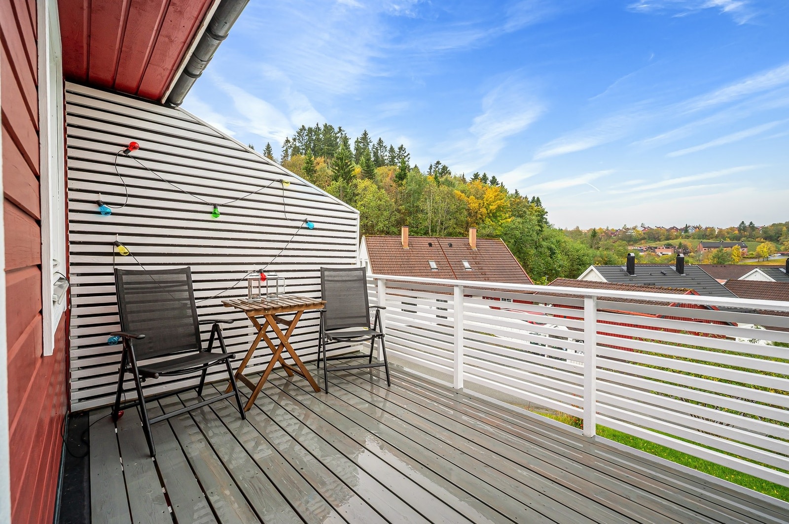 Hyggelig balkong på 8,3 kvm. Galleribilde