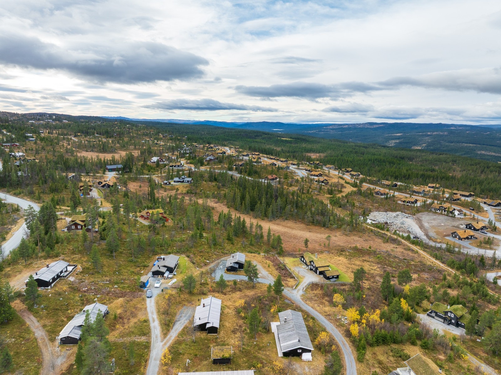Det er godt med luft mellom tomtene. Galleribilde