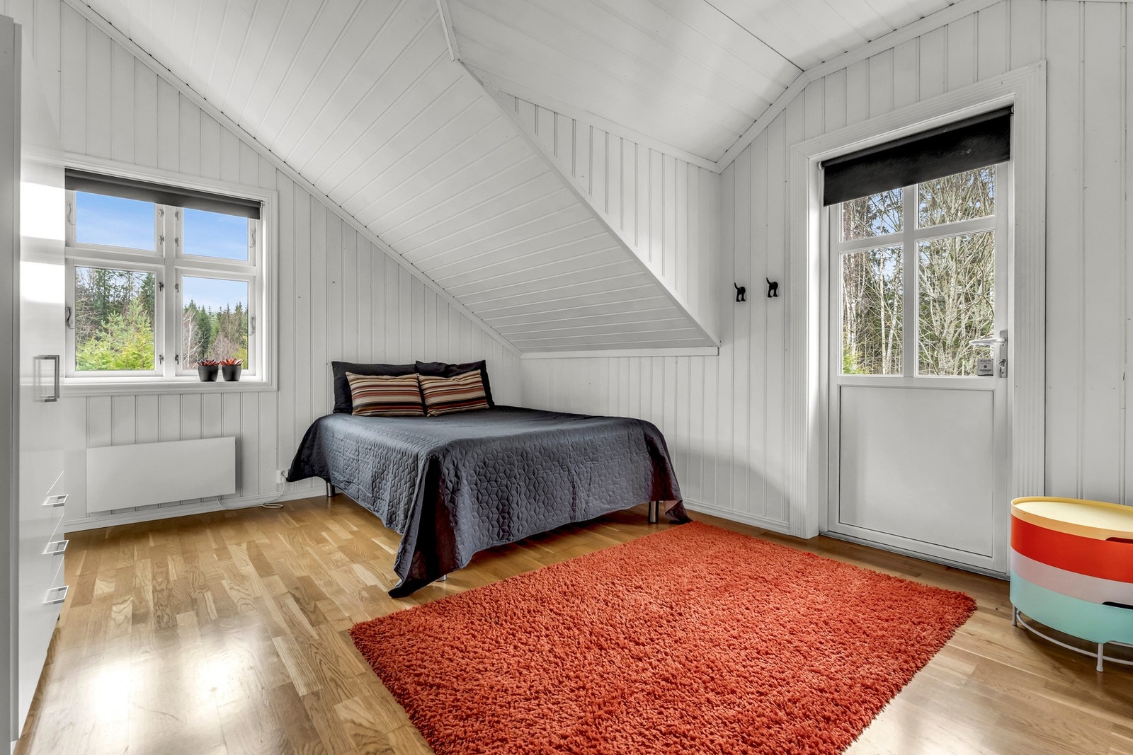 Soverom nr 4 har også en god utforming og med tilgang til egen luftebalkong Galleribilde