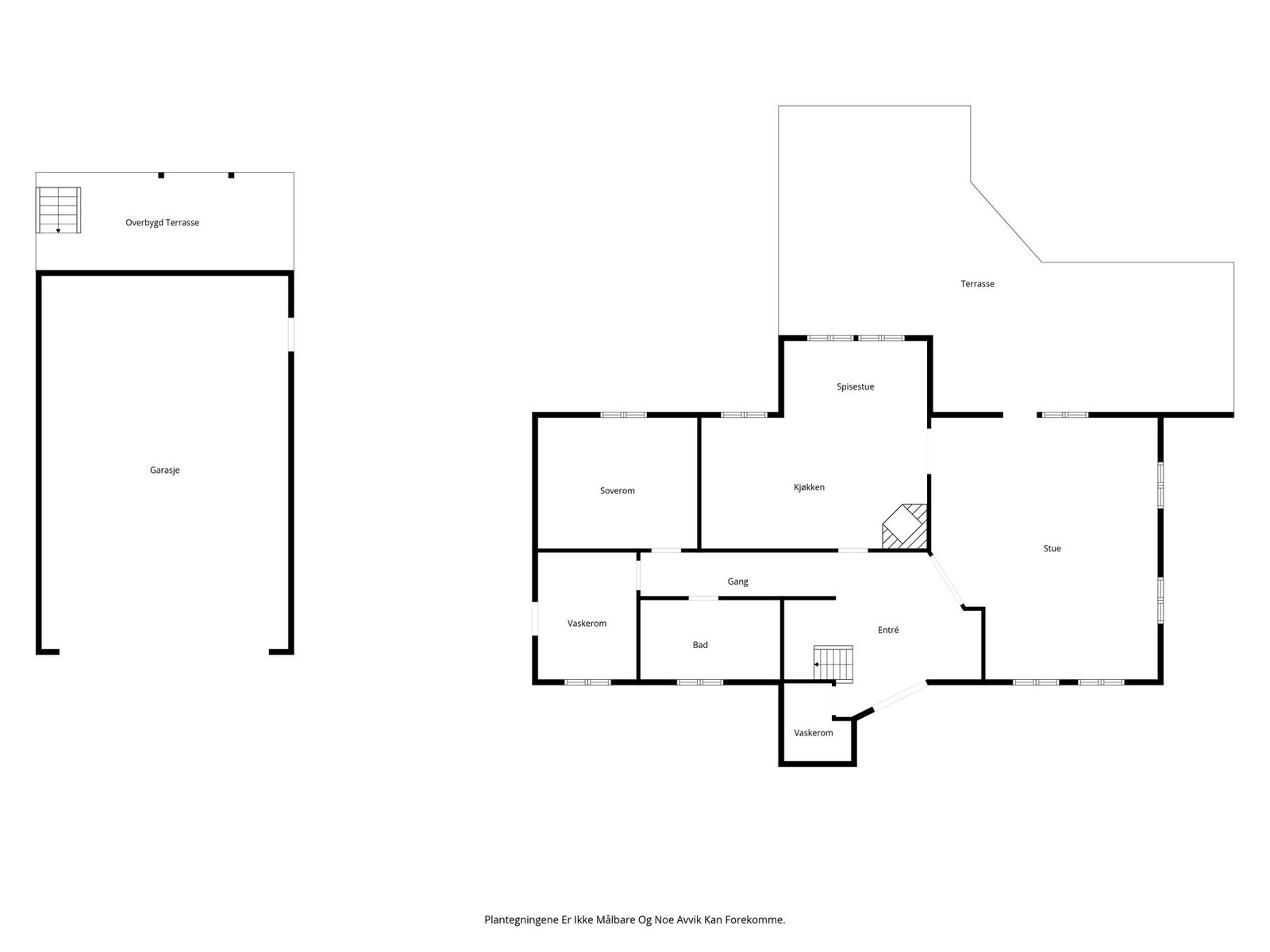 Plantegning - 1.etasje Galleribilde