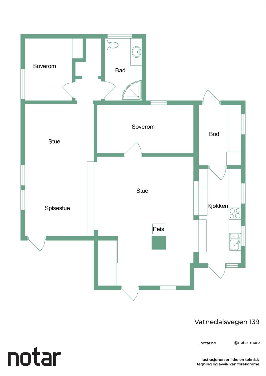 Plantegning Galleribilde