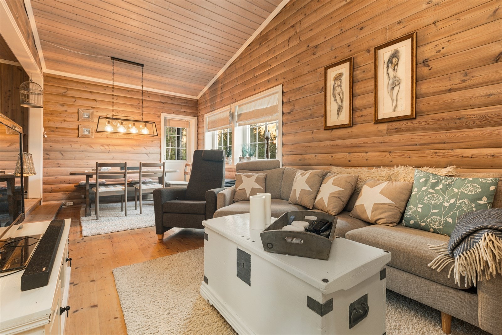 Tv-stue, det er god dekning for mobilt bredband Galleribilde