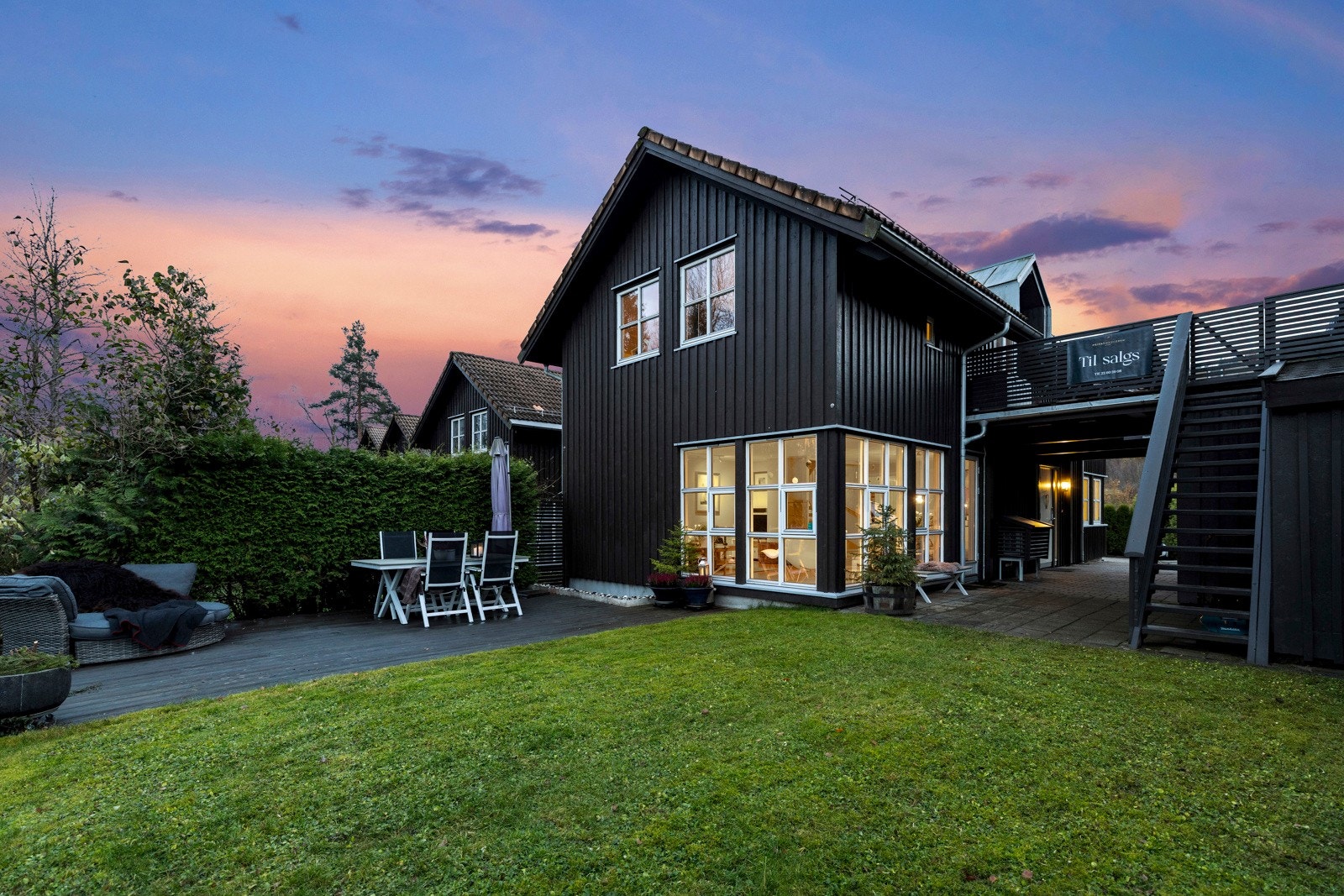 En perfekt forlengelse av stuen på varme sommerdager. Galleribilde