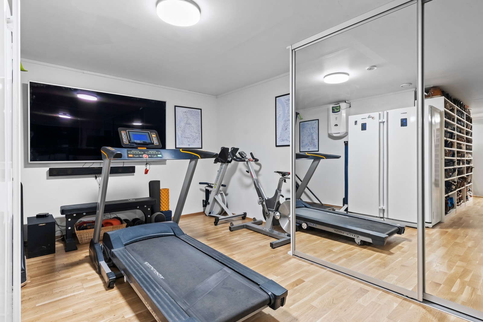 Bod/trimrom - romslig areal som i dag benyttes som treningsrom. Galleribilde
