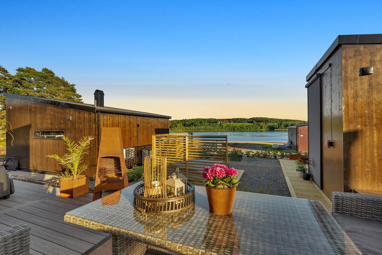 Her vil det være god plass til å plassere utemøblement. Galleribilde