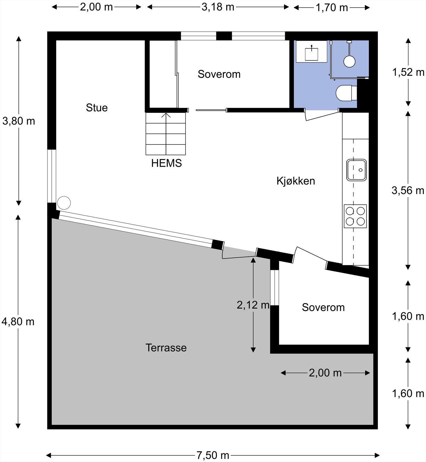 Plantegning Galleribilde