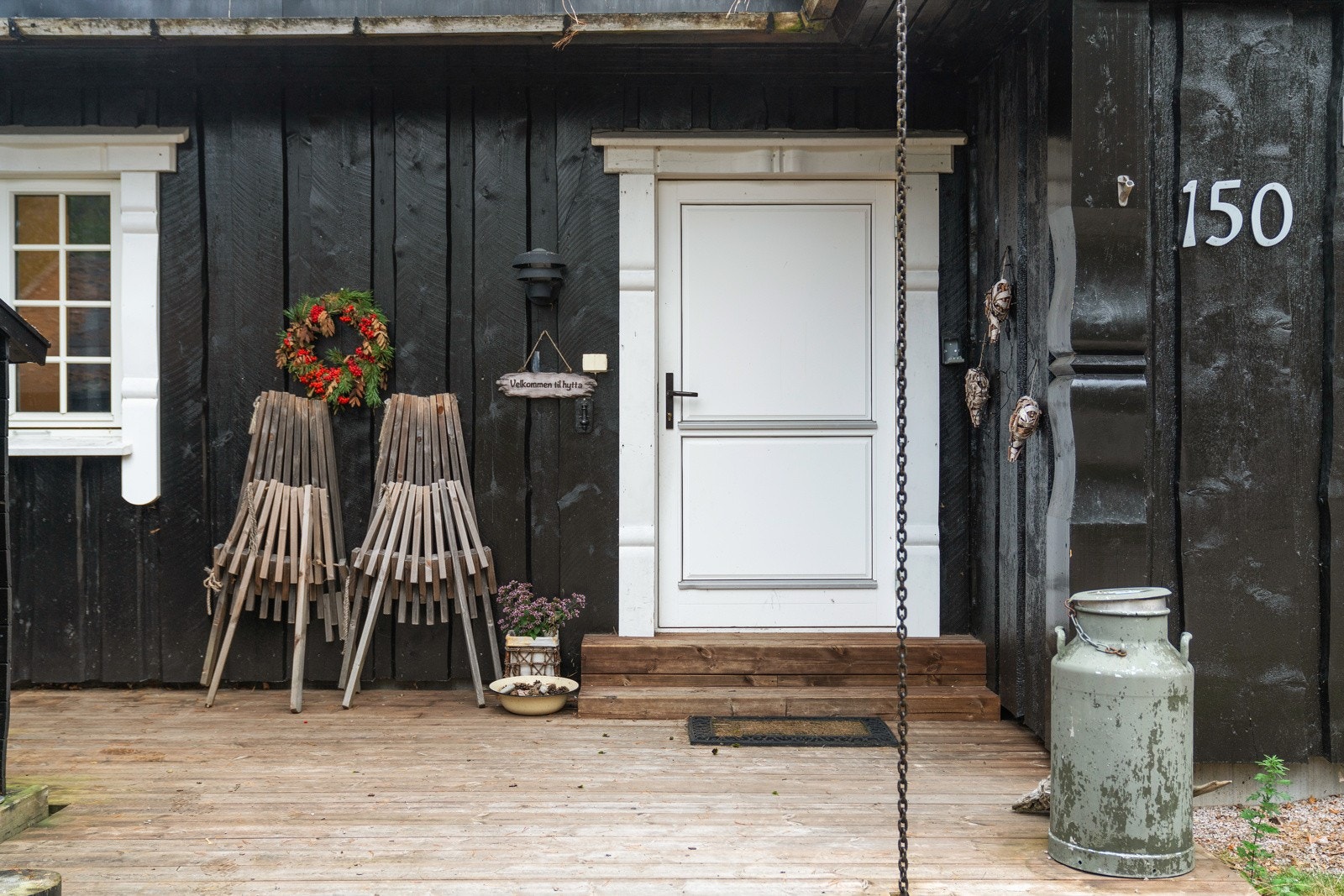 Innbydende og pent inngangsparti Galleribilde