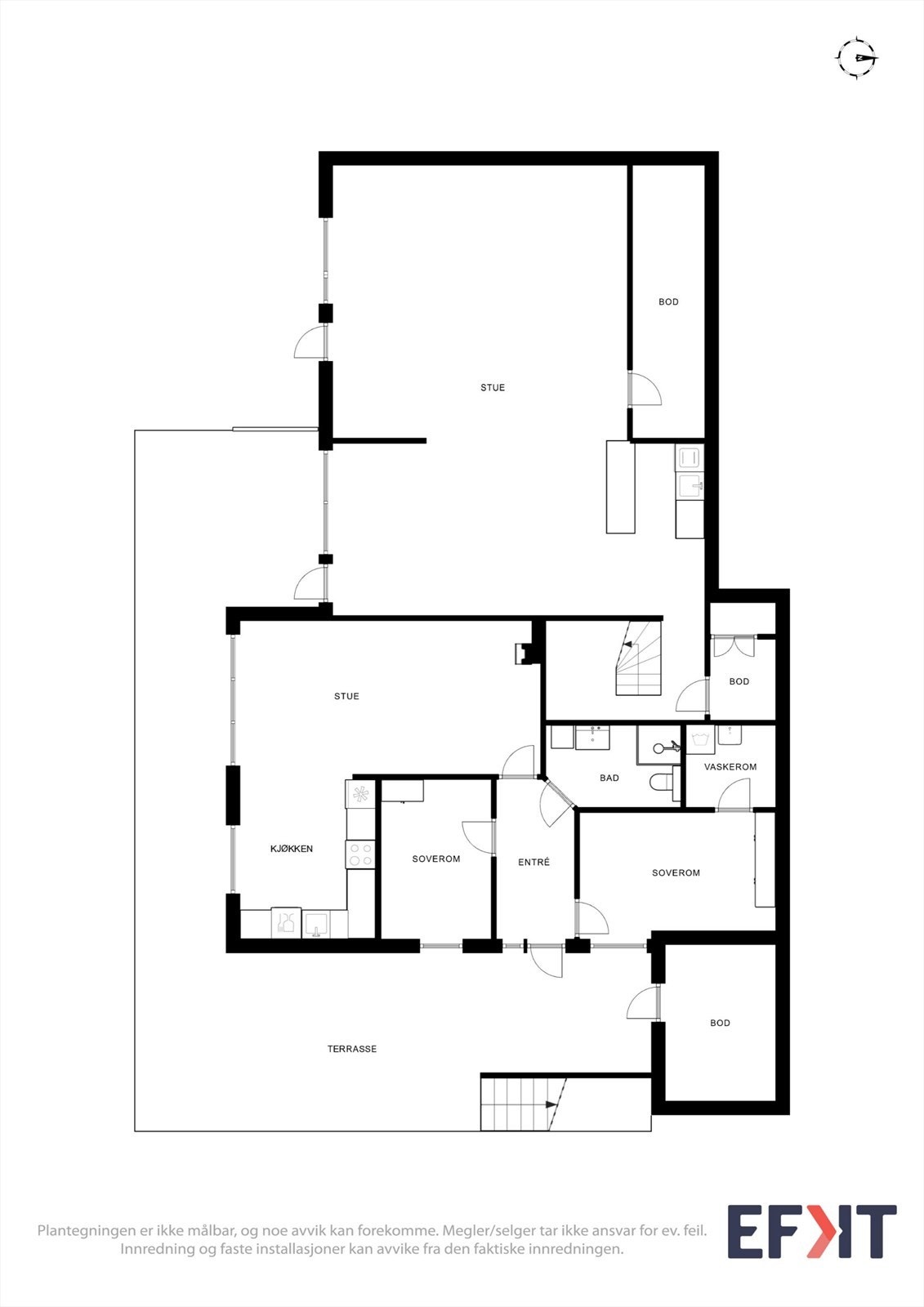 Underetasje - Se punkt "ferdigattest" i salgsoppgaven. Galleribilde