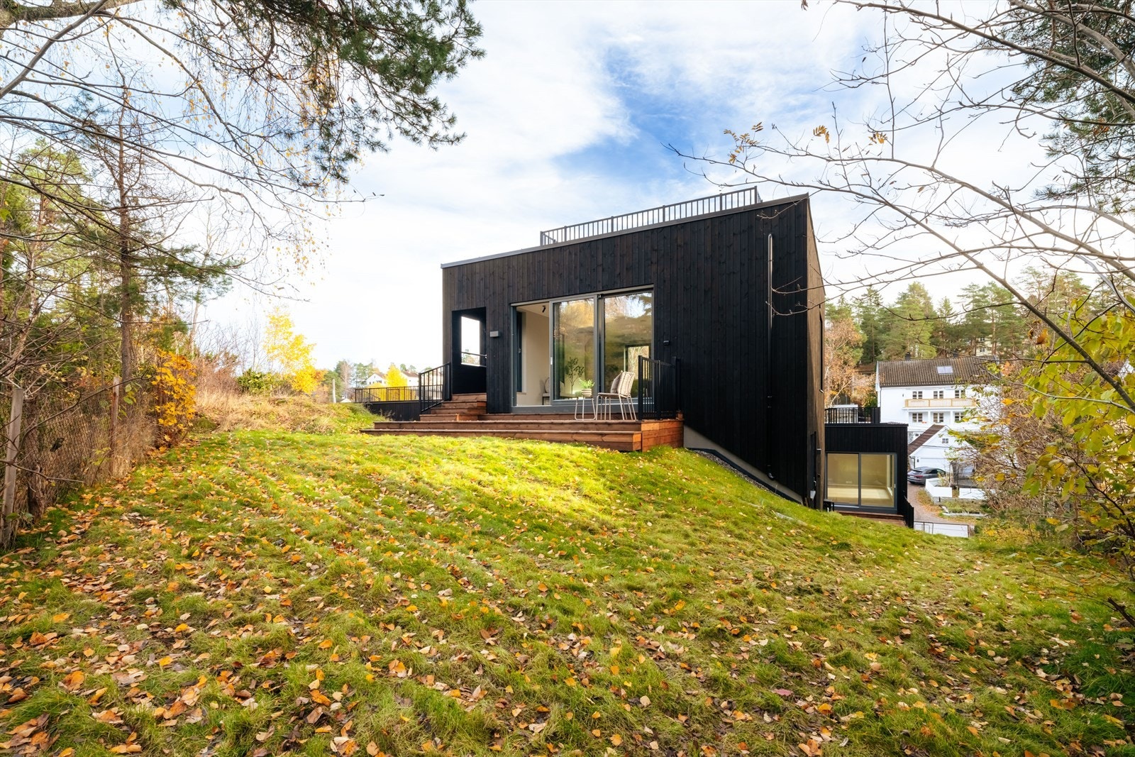 Hageparsellen er på ca. 190 kvm. og eiendommen har vedtektsfestet rett til denne i 30 år. Galleribilde