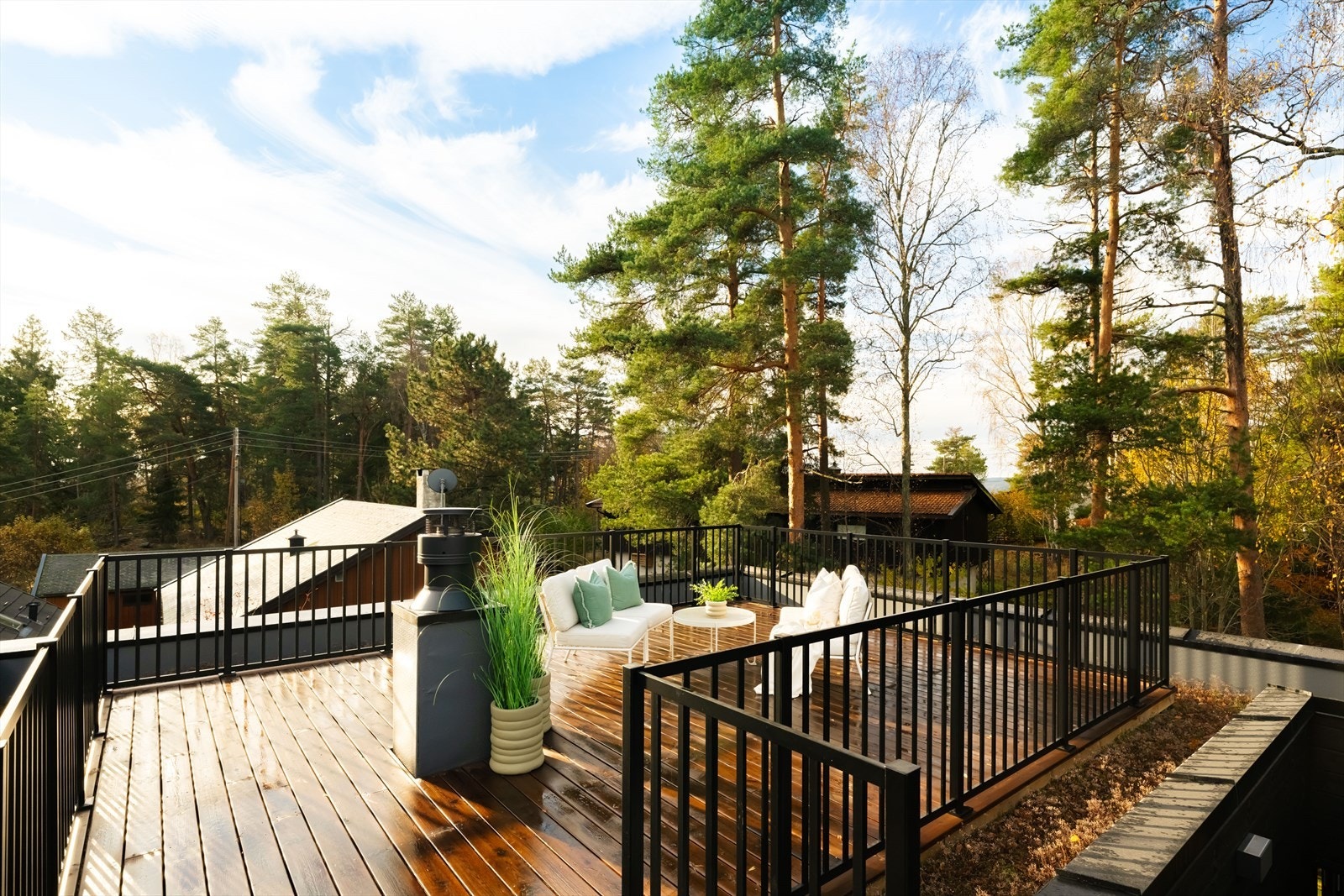 Takterrasse på ca. 31 kvm. Galleribilde