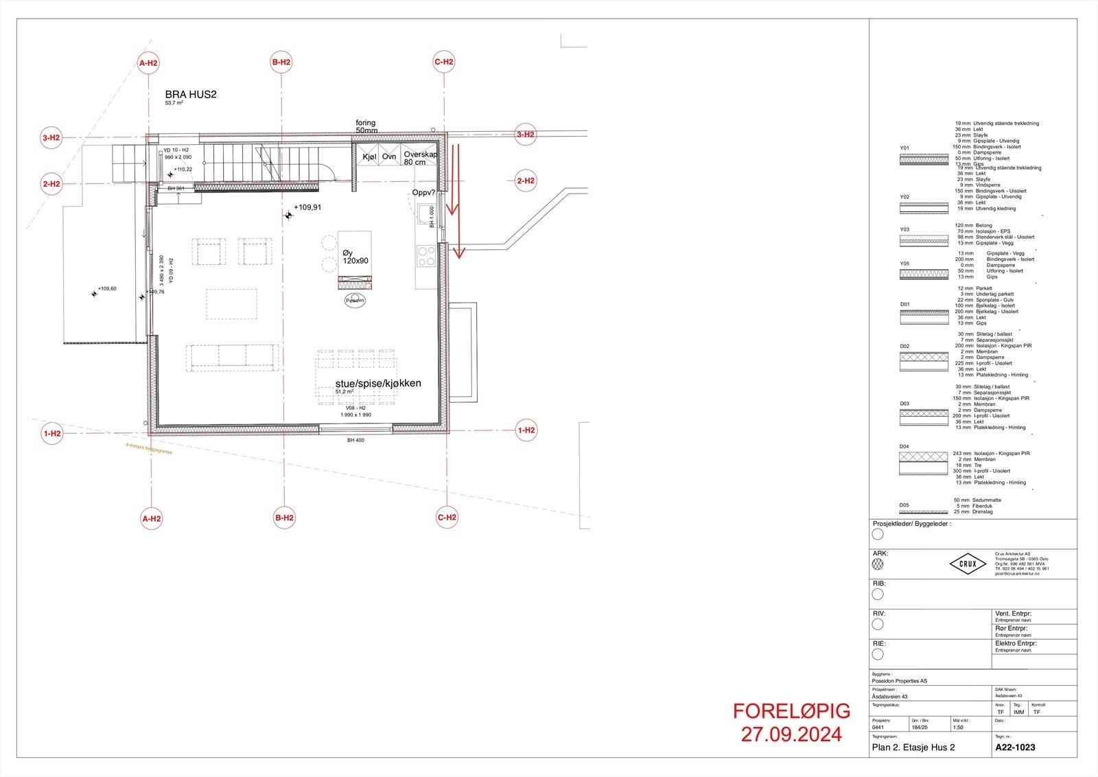 Plantegning 2. etasje Galleribilde
