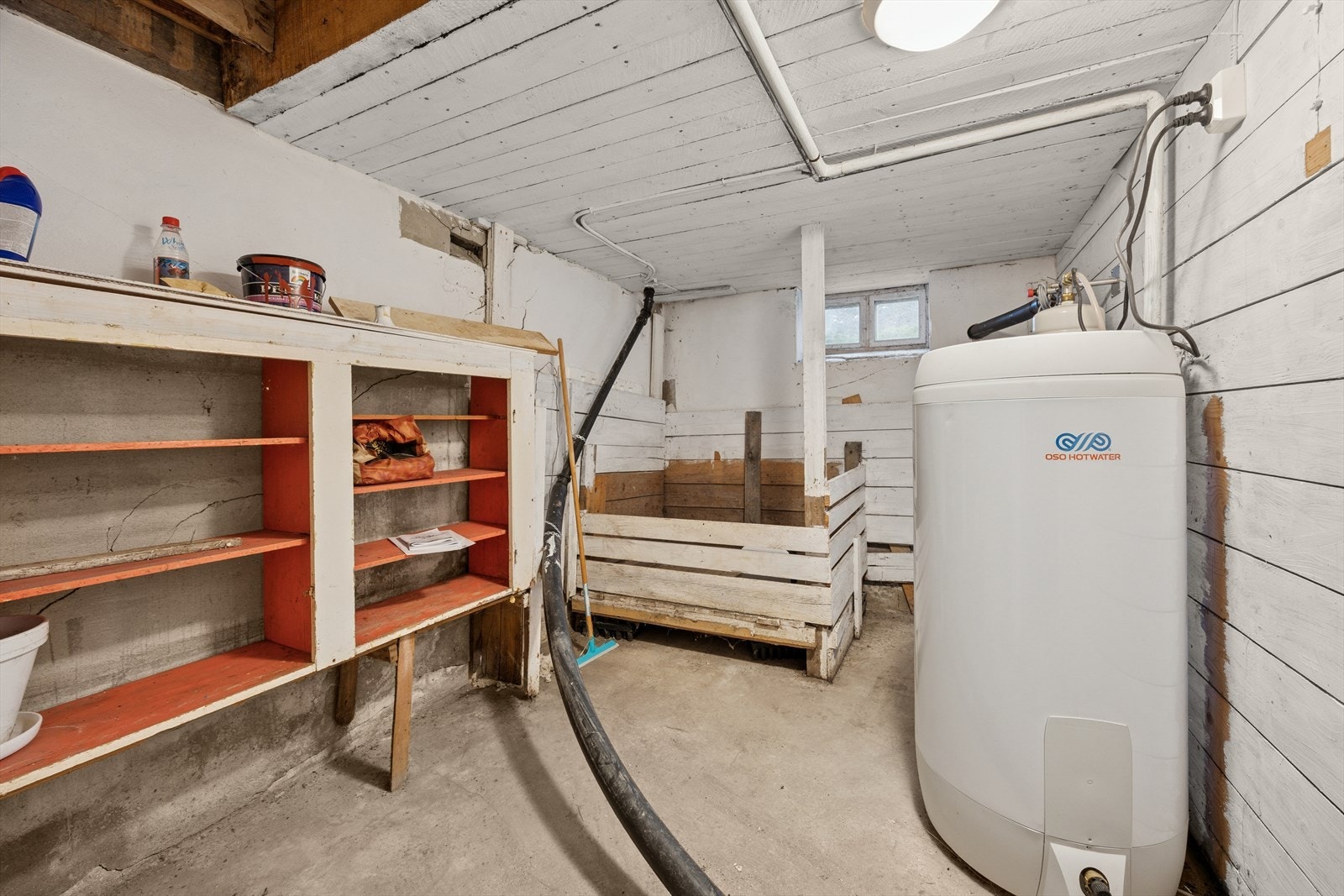 Kjellerrom. Galleribilde