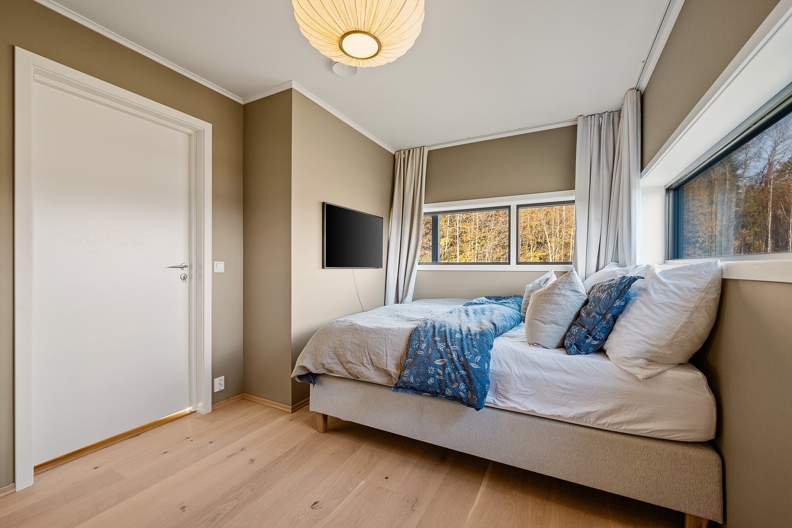 Hovedsoverommet er lunt og innbydende Galleribilde