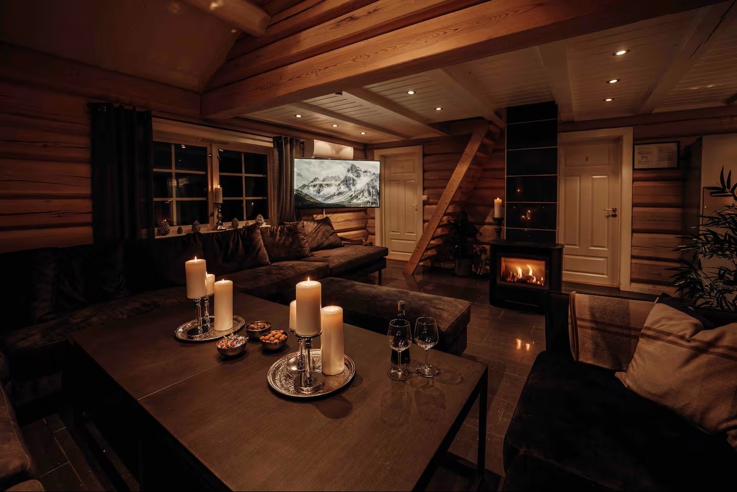 Peisen gir kos og god varme i den kalde årstida. Galleribilde