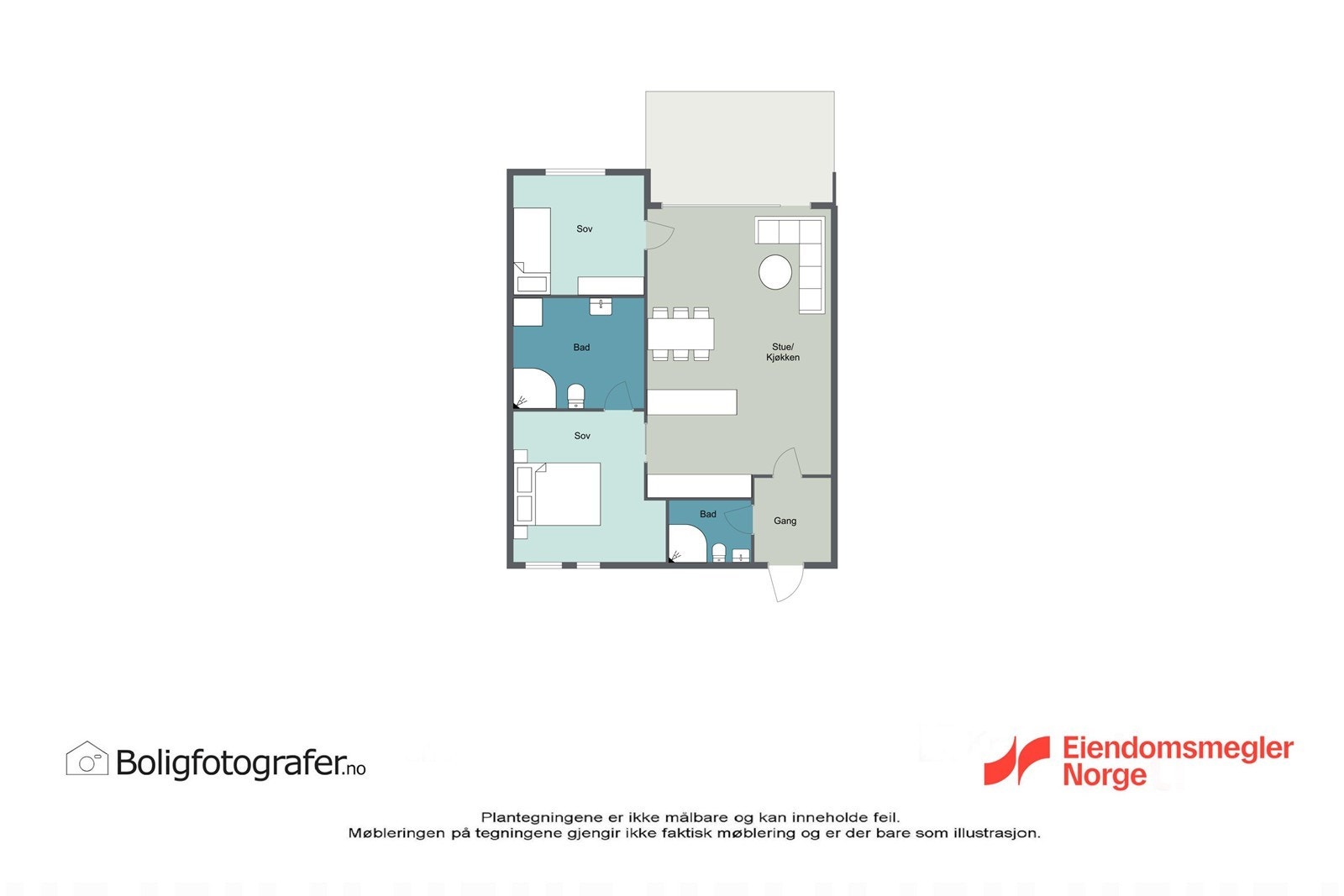 Planløsning 2. etasje Galleribilde