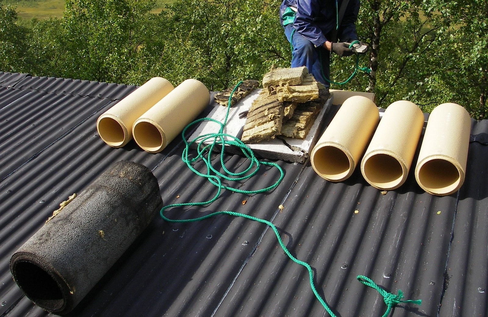 Opprinnelig Lecapipe utbedret med keramisk foring i 2008 Galleribilde