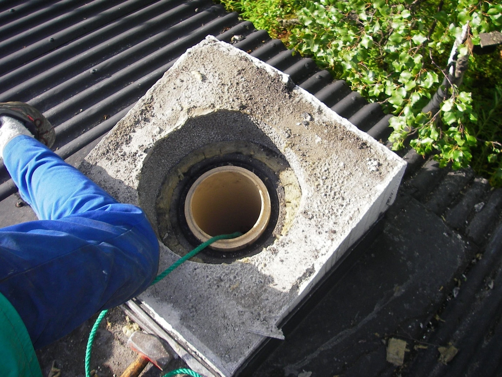 Opprinnelig Lecapipe utbedret med keramisk foring i 2008 Galleribilde