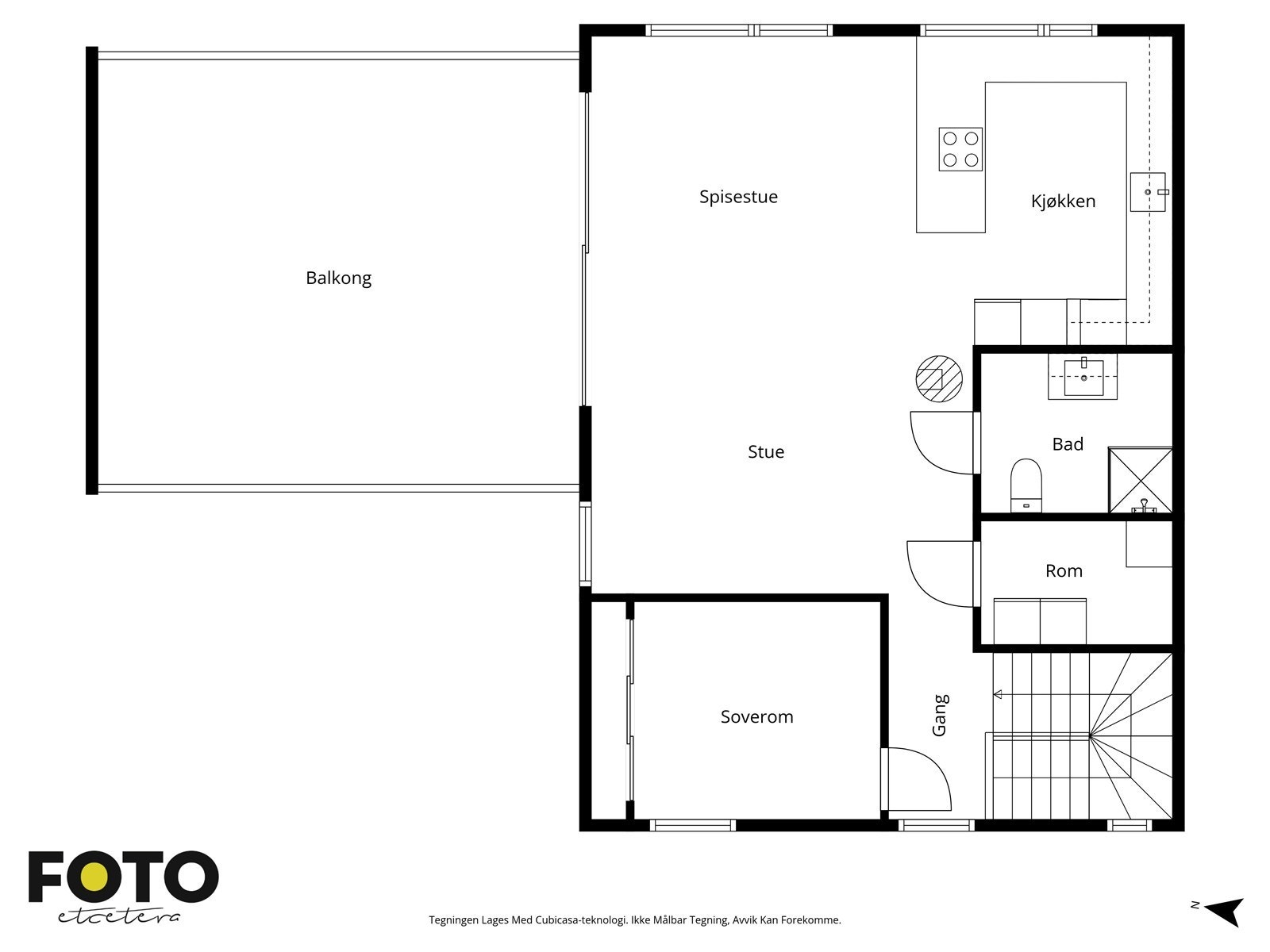 Veiledende planskisse 2. etasje. Ikke målbar Galleribilde