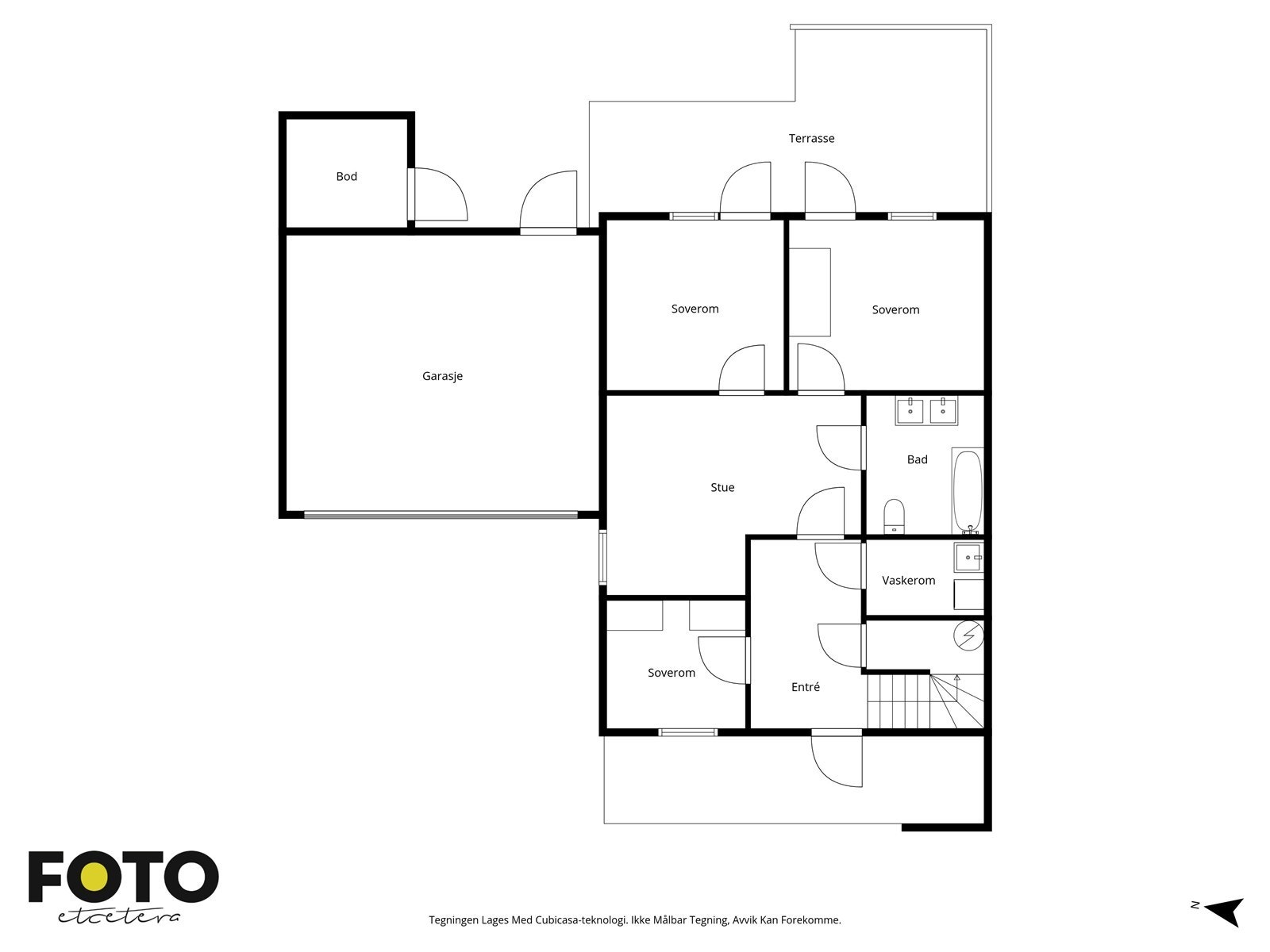Veiledende planskisse 1. etasje. Ikke målbar Galleribilde