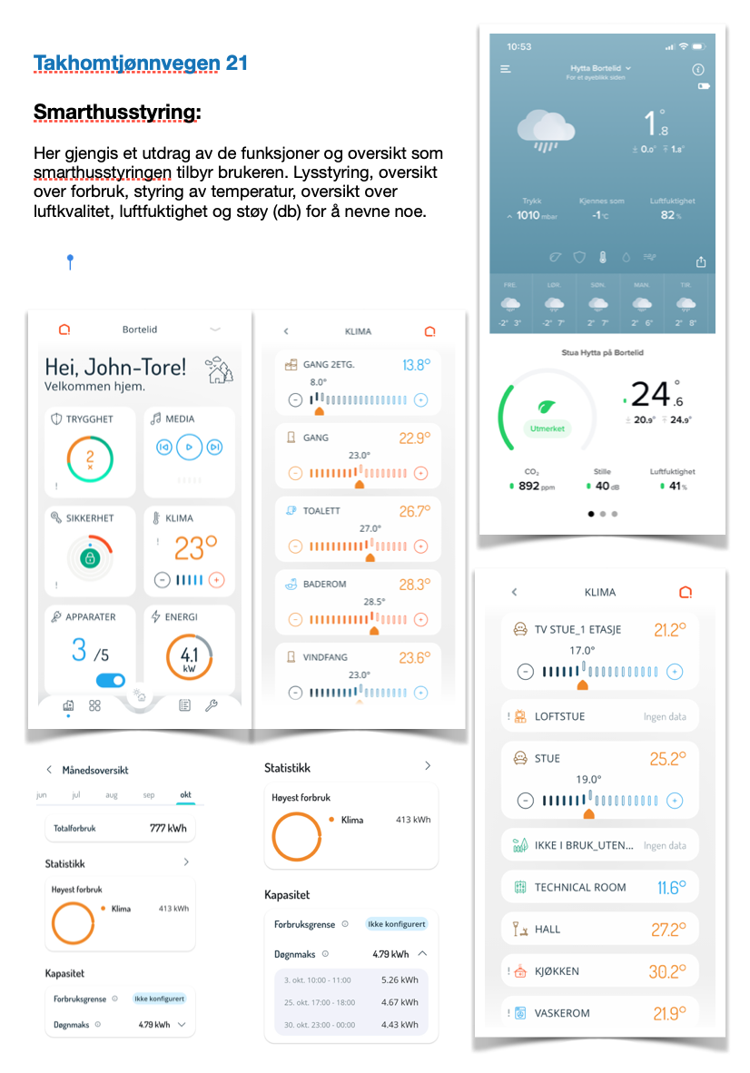 Smarthusstyring (se info på "Standard") Galleribilde