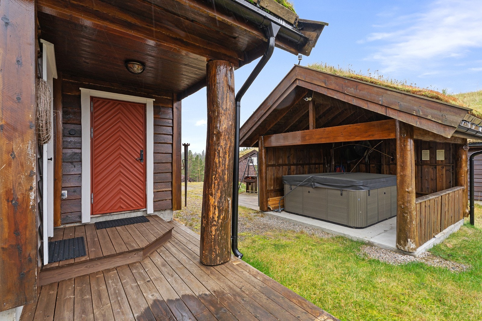 Jacuzzi - perfekt for avslapning etter en dag i løypene. Galleribilde