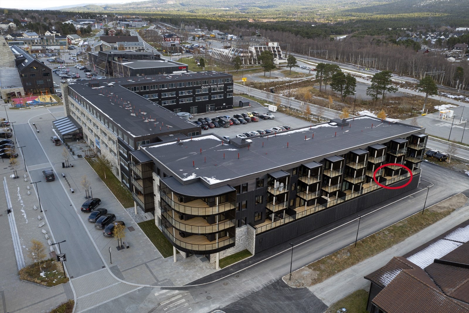 Oversiktsbilde med markering Galleribilde